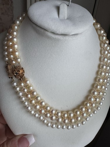 Blue lagoon pearl necklace - necklace, +