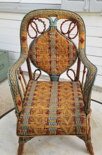 1900 ancien fauteuil - poupée, r