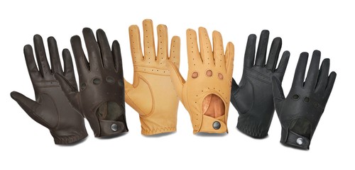 Cuir véritable gant doigts - cuir,