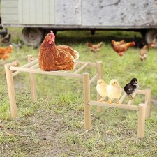 Perchoir pour poules, accessoires de poulailler, structure de jeux en bois,