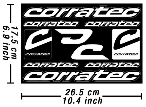 Corratec decal stickers vélo - corratec,