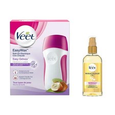 [Ref:3059948006053] VEET Kit d'épilation - Un Roll On Cire Chaude et une Huile