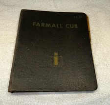 International Farmall Cub Tractor Binder With Parts Catalog TC-37