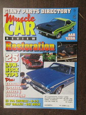MUSCLE CAR REVIEW MAGAZINE MAY 1992 RESTORATION TIPS CHEVELLE SS 396 427 GALAXIE