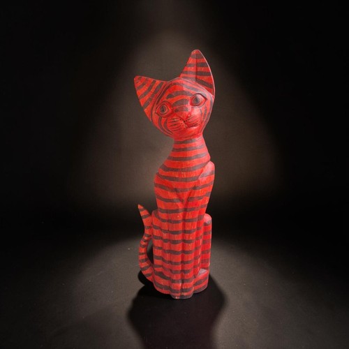 Authentique statue chat - statue, en