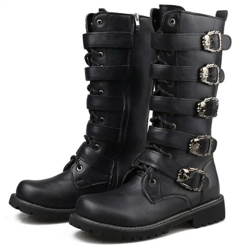 Bottes motard cuir - motard, en