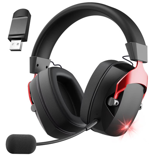 Casque jeu sans fil microphone - sans,