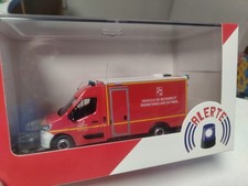 RENAULT MASTER 2019 Was SAPEURS POMPIERS SDIS 59  AMBULANCE  ALERTE 1/43