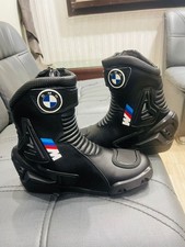 BMW Men’s Motorcycle Leather Boots CE Approved Motorbike Riding Touring Boots