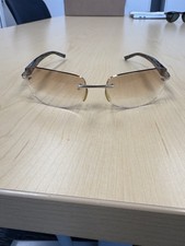 Tag Heuer Rimless Sunglasses TH 8103 004 54-17 Brown Gradient Made in France