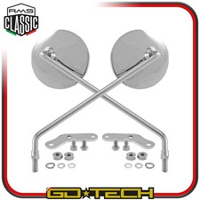 Paire de Rétroviseurs Chrome Vespa 50 Special N GAUCHE À DROITE Pk Spring Px 125