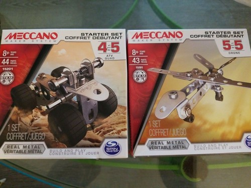 Meccano starter set bundle - set, atv