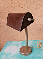 ANCIENNE LAMPE DE BUREAU NOTAIRE BANQUIER   FONCTIONNE