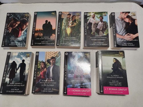 Lot romans 9 livres - 20,
