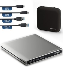 techPulse120 Externe USB 31 USBC Lecteur Graveur UHD 4k 3D MDisc BluRay DV