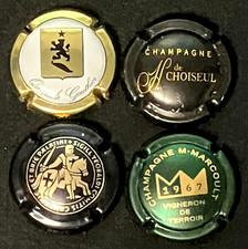 lot de 4 Capsules de champagne