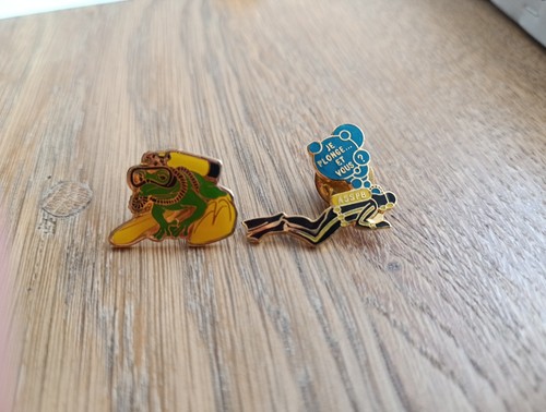 Pin plonge vous - pin's, je
