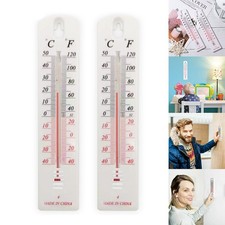 Thermomètre Mural Température 195mm X 40mm X 6mm Jardin Serre Maison