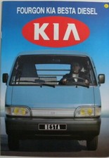 Brochure KIA fourgon Besta diesel de 09 / 1994