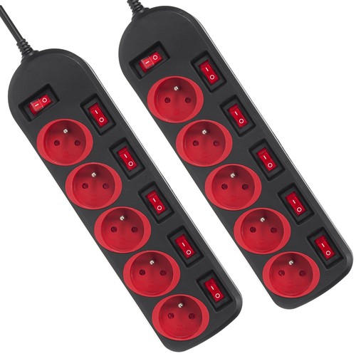 Bloc multiprise prises - 2x, 5