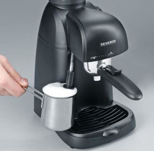 Machine Expresso & Capuccino - Design compact & élégant + Mousseur de lait