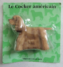 American Cocker Collectible My Chien My Friend Atlas Resin Figure