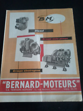 prospectus bernard motors motorcycle group pump & generator 