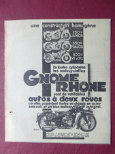 6/1935 PUB GNOME-RHONE MOTO