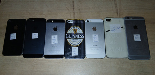 Lot apple iphone melanger - 7,