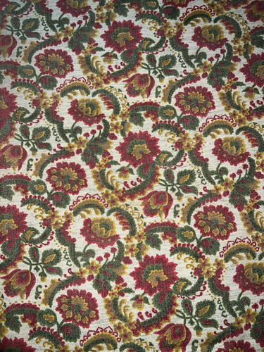 Antique cotton fabric alsace - fabric,