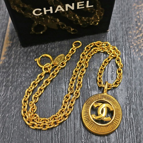 Collier pendentif chaîne - , rond
