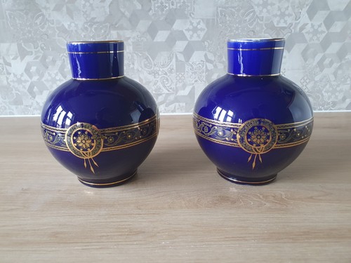 Paire vases boch frère - boch, la