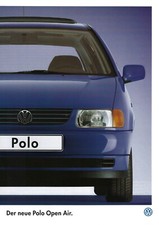 1996 PROSPEKT VW / VOLKSWAGEN POLO OPEN AIR - 01/96 - BESTSELLER