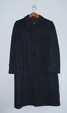 SALKO Mens Navy Vintage Tirol Loden Wool Coat Jacket Size 44/US34