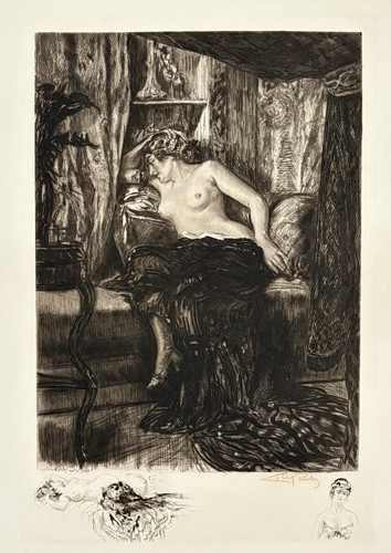 Intimes arabesques gravure - intimes,
