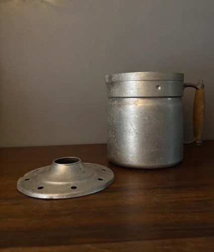 Ancien cuit vapeur marmite - ancien,