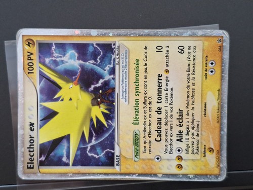 Carte pokémon electhor - carte,