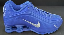 Nike Air Shox R4 NBY Racer Blue Silver Running Shoes Women Sz 5 New HJ7303-445