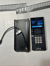 Texas Instruments TI Nspire CX Graphing Calculator With Cable Tested Calculus