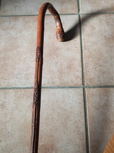 Canne marche bambou bois - de,