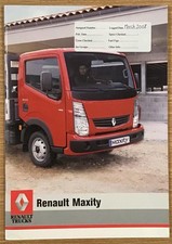 RENAULT MAXITY TRUCK Commercial Vehicle Sales Brochure FEB 2007 #50 21 026 226