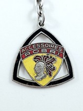 PORTE-CLÉS - ACCESSOIRES ROBRI Automobiles VINTAGE Métal Émaillé GARAGES 1960s