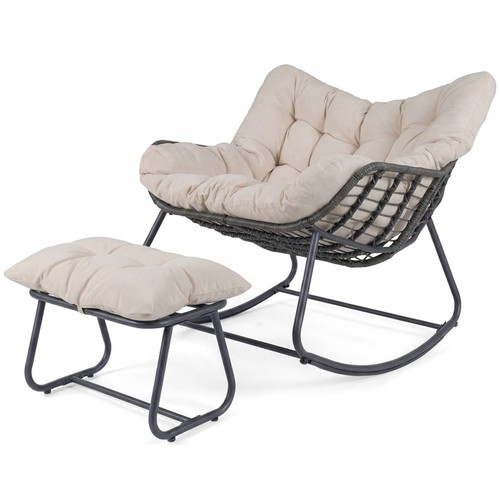 Fauteuil avec repose-pieds