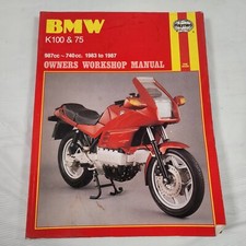 Haynes Service Repair Manual Book BMW K100 K75 1983 - 1987