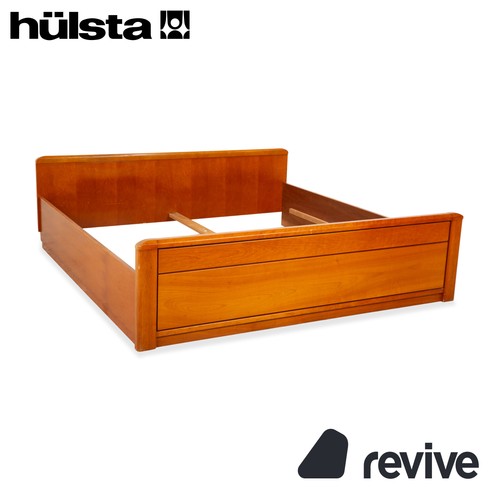 Lit hülsta bois marron - lit, en