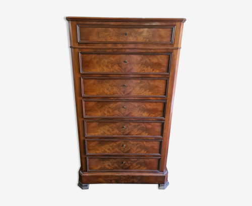 Meuble semainier acajou - semainier, 19