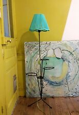 Vintage_remix, plant holder floor lamp.