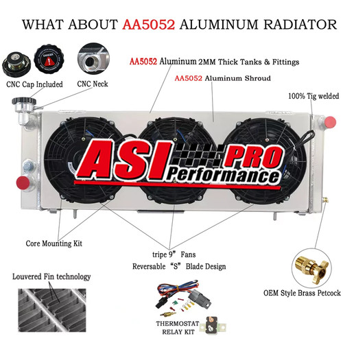 Aluminium radiateur shroud - radiateur,