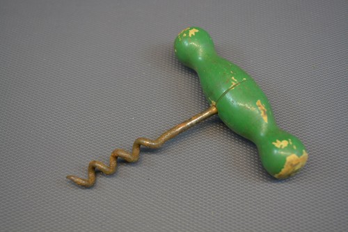 Ancien tire bouchon bois - bouchon,