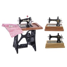 Machine à Coudre Miniature pour Maison de Poupée 1/12, Ensemble de Meubles En